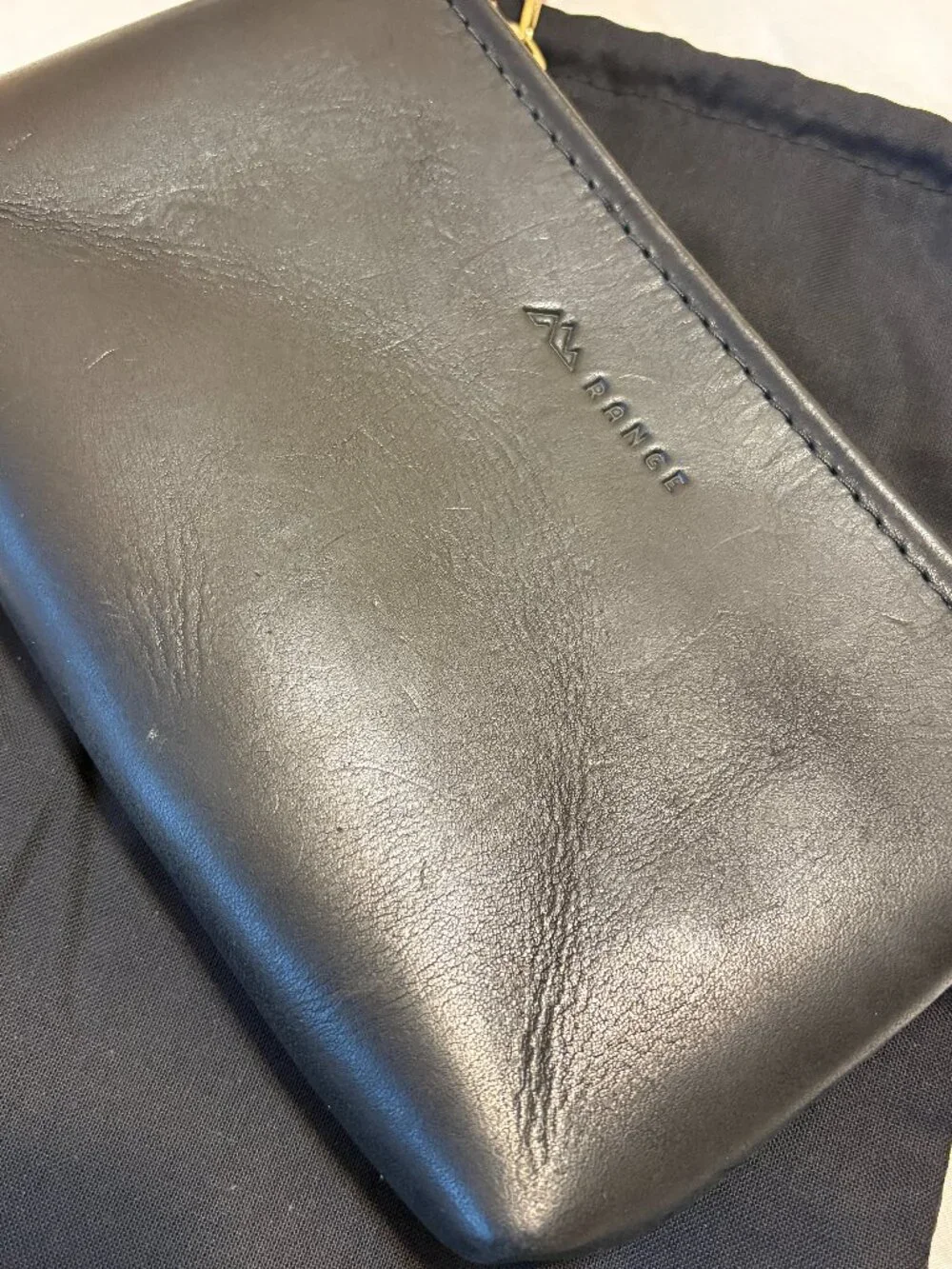 Range Leather McKinley Clutch - Black